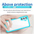 For Samsung Galaxy A14 4G Colorful Series Acrylic + TPU Phone Case(Transparent Blue)