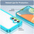 For Samsung Galaxy A14 4G Colorful Series Acrylic + TPU Phone Case(Transparent Blue) For Samsung Galaxy A14 4G Colorful Series Acrylic + TPU Phone Case(Transparent Blue)