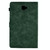 For Samsung Galaxy Tab A 10.1 2016 T580 Tower Embossed Leather Smart Tablet Case(Green)