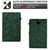 For Samsung Galaxy Tab A 10.1 2016 T580 Tower Embossed Leather Smart Tablet Case(Green)