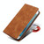 For Realme 10 Pro+ 5G Skin Feel Magnetic Horizontal Flip Leather Phone Case(Dark Brown)
