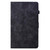 For Samsung Galaxy Tab A7 10.4 2020 T500 Tower Embossed Leather Smart Tablet Case(Black)