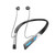 E68 Bluetooth V5.2 Earphones Magnetic Sport Neckband Wireless Headphones With Mic(Black Silver)