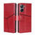 For Realme 10 Pro 5G Geometric Stitching Horizontal Flip Leather Phone Case(Red)