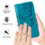 For Tecno Pova Neo 2 LG6N Embossed Butterfly Flip Leather Phone Case(Blue)