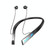 E68 Bluetooth V5.2 Earphones Magnetic Sport Neckband Wireless Headphones With Mic(Gradient Black)