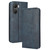 For Honor Play 40 Plus Magnetic Buckle Retro Texture Leather Phone Case(Blue)