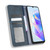 For Honor Play 40 Plus Magnetic Buckle Retro Texture Leather Phone Case(Blue)