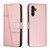 For Samsung Galaxy A34 5G Stitching Calf Texture Buckle Leather Phone Case(Rose Gold) For Samsung Galaxy A34 5G Stitching Calf Texture Buckle Leather Phone Case(Rose Gold)