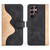 For Samsung Galaxy S23 Ultra 5G Stitching Horizontal Flip Leather Phone Case(Black)