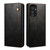 For Samsung Galaxy A14 5G Oil Wax Crazy Horse Texture Leather Phone Case(Black)