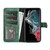 For Samsung Galaxy S23 Ultra 5G Stitching Horizontal Flip Leather Phone Case(Green)