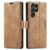 For Samsung Galaxy S23 Ultra 5G CaseMe 013 Multifunctional Horizontal Flip Leather Phone Case(Brown)