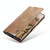For Samsung Galaxy S23 Ultra 5G CaseMe 013 Multifunctional Horizontal Flip Leather Phone Case(Brown)