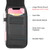 HAWEEL 4.7 inch Nylon Cloth Phone Belt Clip Carrying Pouch with Card Slot(Black)