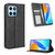 For Honor Play 6C / X8 5G / X6 4G Magnetic Buckle Retro Texture Leather Phone Case(Black)