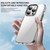 For iPhone 14 Plus iPAKY MG Series Transparent PC Phone Case(Transparent Green)