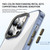 For iPhone 14 Plus iPAKY MG Series Transparent PC Phone Case(Transparent Green)
