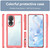 For Honor 80 Colorful Series Acrylic + TPU Phone Case(Red)