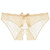 152 3pcs Large-size Lace Ladies Perspective Sexy Slitted Panties Underwear, Size: L(Skin-color)