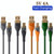 4A USB to Type-C Transparent Fast Charging Data Cable, Length: 1m(Orange)