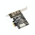 ST23 PCI Express 3 Port Firewire 1394B & 1394A PCIe 1.1 x1 Card