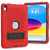 For iPad 10th Gen 10.9 2022 Contrast Color Robot Silicone + PC Tablet Cas(Red+Black)