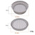 2pcs Air Fryer Grill Mat High Temperature Resistant Silicone Baking Tray, Specification: Large Round Gray