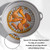 2pcs Air Fryer Grill Mat High Temperature Resistant Silicone Baking Tray, Specification: Large Round Gray