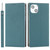 For iPhone 14 Litchi Texture Genuine Leather Phone Case(Sky Blue)