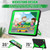 For iPad 9.7 2018 / 2017 / Air 2 Silicone + PC Shockproof Protective Tablet Case(Black+Green) For iPad 9.7 2018 / 2017 / Air 2 Silicone + PC Shockproof Protective Tablet Case(Black+Green)