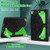 For iPad 9.7 2018 / 2017 / Air 2 Silicone + PC Shockproof Protective Tablet Case(Black+Green) For iPad 9.7 2018 / 2017 / Air 2 Silicone + PC Shockproof Protective Tablet Case(Black+Green)