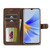 For OPPO A17 LC.IMEEKE Calf Texture Leather Phone Case(Coffee)