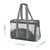 FUNADD Portable Breathable Pet Bag Outdoor Shoulder Tote Bag (Grey)