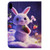 For iPad 10th Gen 10.9 2022 Electric Pressed TPU Smart Leather Tablet Case(Strawberry Bunny)