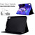 For iPad mini 6 Electric Pressed TPU Smart Leather Tablet Case(Butterfly Wolf)