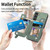 For Samsung Galaxy S23+ 5G Carbon Fiber Flip Zipper Wallet Phone Case(Blue)