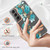 For Samsung Galaxy S23 5G Flowers and Plants Series IMD TPU Phone Case(Blue Rose)