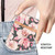 For Samsung Galaxy S23 5G Flowers and Plants Series IMD TPU Phone Case(Blue Rose)