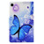 For Samsung Galaxy Tab A7 10.4 2020 / 2022 Electric Pressed TPU Smart Leather Tablet Case(Blue Butterfly)