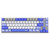 LEOBOG K67 2.4G Bluetooth Wireless RGB Three Mode Customized Mechanical Keyboard, Ice Crystal Switch (Blue)
