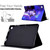 For Samsung Galaxy Tab A8 10.5 2021 / A8 2022 Electric Pressed TPU Smart Leather Tablet Case(Butterfly Wolf)