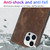 For iPhone 14 Pro Wireless Charging Magsafe Leather Phone Case(Brown)