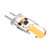 GY6.35 2W 110-140LM LED 1505 COB Corn Light Bulb, AC/DC 12V (Warm White)