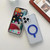 For iPhone 13 Pro 3 in 1 MagSafe Magnetic Phone Case(White)
