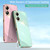 For OPPO A17 XINLI Straight 6D Plating Gold Edge TPU Phone Case(Pink)