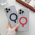 For iPhone 14 Pro Max 3 in 1 MagSafe Magnetic Phone Case(Black + White)