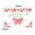1.5m X 1m Butterfly Pattern Photography Backdrop Birthday Party Decoration Background Cloth(MDT10442)