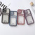 For iPhone 13 Pro Electroplating Frame Card Slot Phone Case(Purple)