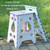 Convenient Folding Home Outdoor Thickened Portable Stool, Color: Violet Medium